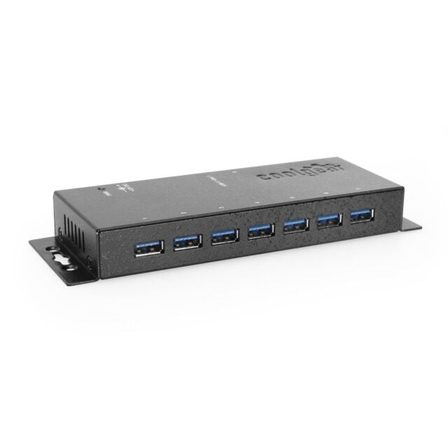 7-Port USB 3.0 Hub w/ Surge Protection, 36W AC Adapter