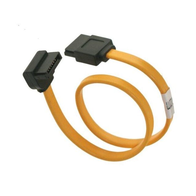 23 inch  Low Profile Straight to Right SATA Cable - LP30SR584