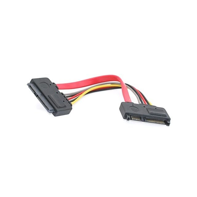 20 Inch SATA Power/DATA Extension Cable 22-pin Male to Female SATA Cable