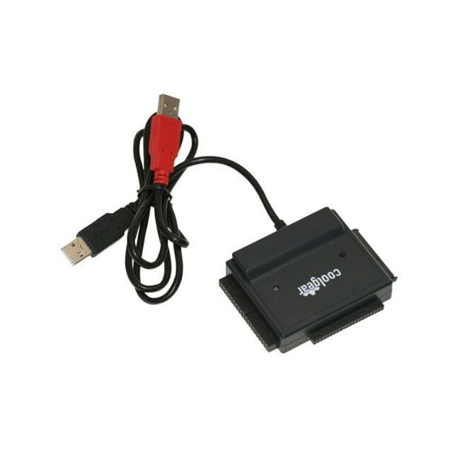 USB 2.0 to IDE/SATA Adapter, Works with 2.5/3.5/5.25 HDD