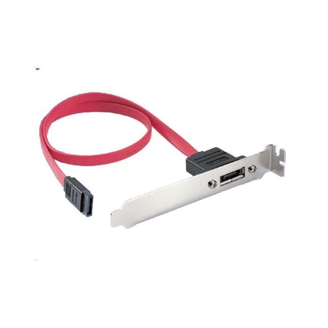 12" SATA to eSATA Cable with ATX Bracket