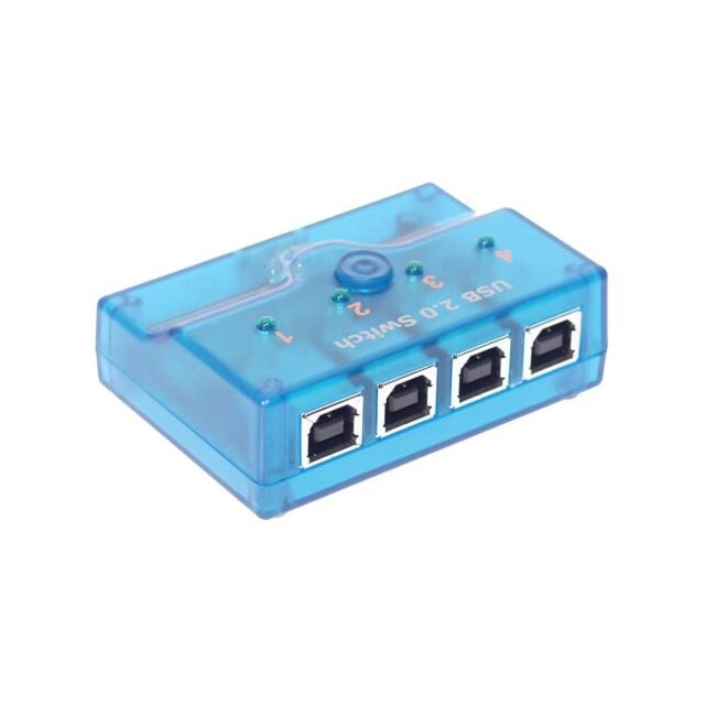 4-Port USB 2.0 mini switch A/B/C/D switching for Windows Vista/7