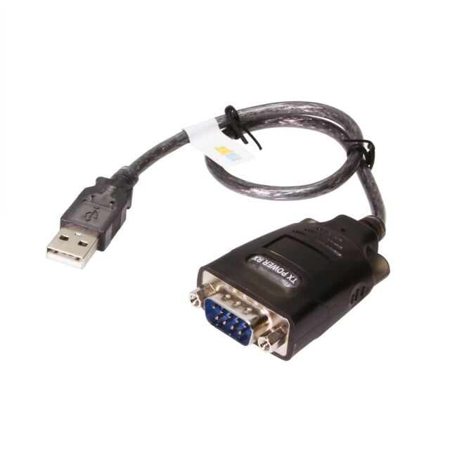 12in. High-Speed USB to RS-232 Serial DB9 Adapter Cable - Windows 7/8/10/11