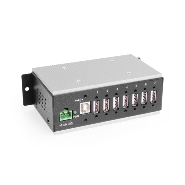7 Port USB 2.0 Industrial Wide Temp. Range Hub