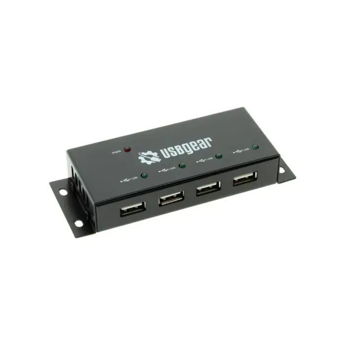 4-Port USB 2.0 Mini Metal High-Speed Hub