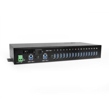 16 Port USB 3.2 Gen 1 Hub w/ ESD Surge Protection