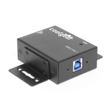 Industrial USB 3.2 Gen 1 to Gigabit Ethernet Adapter w/ Screw Locking USB-B Port