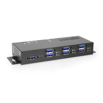 7 Port Managed USB 3.2 Gen 1 Workstation Hub w/ 15KV ESD Surge Protection