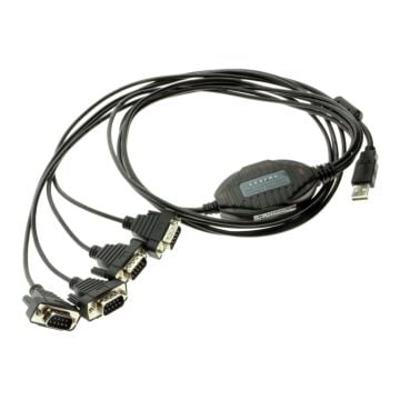 4-Port USB to Serial Adapter COM Retention FTDI Chipset 920K Baud Rate