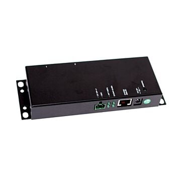 2-Port RS-232 to Ethernet Data Gateway TCP/IP Industrial Metal Case