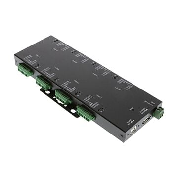Rugged Industrial 8-Port Terminal Block RS232/422/485 to USB Adapter 