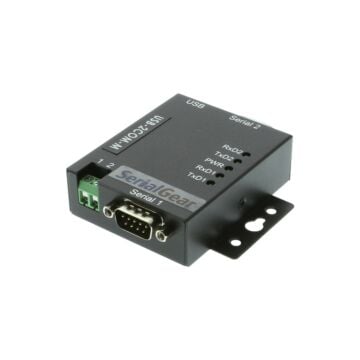 Metal Case DUAL PORT USB to Serial RS-232 DB-9 Adapter Cable 