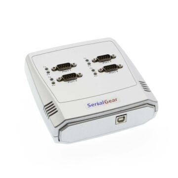 4-Port USB DB-9 Serial Adapter Solution for Windows Operating Systems
