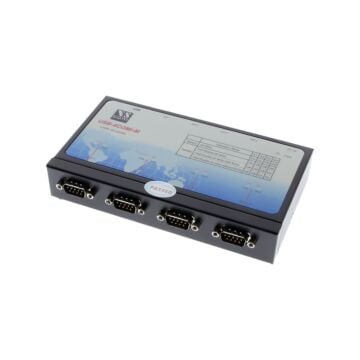 USB-4COMi-M USB to Quad RS-422/485 Metal case with DIN-Rail