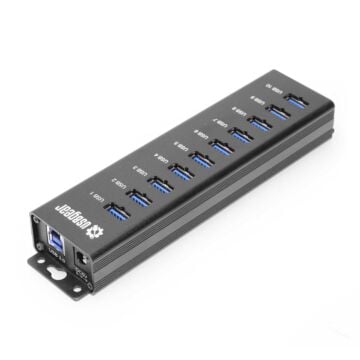 10-Port USB 3.2 Gen 1 Mountable Charging and SuperSpeed Data Hub