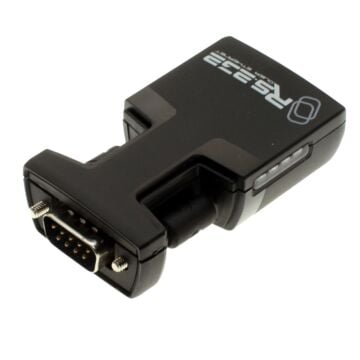 RS-232 Over Ethernet DB-9 to TCP/IP Serial Device Server, Easy Setup