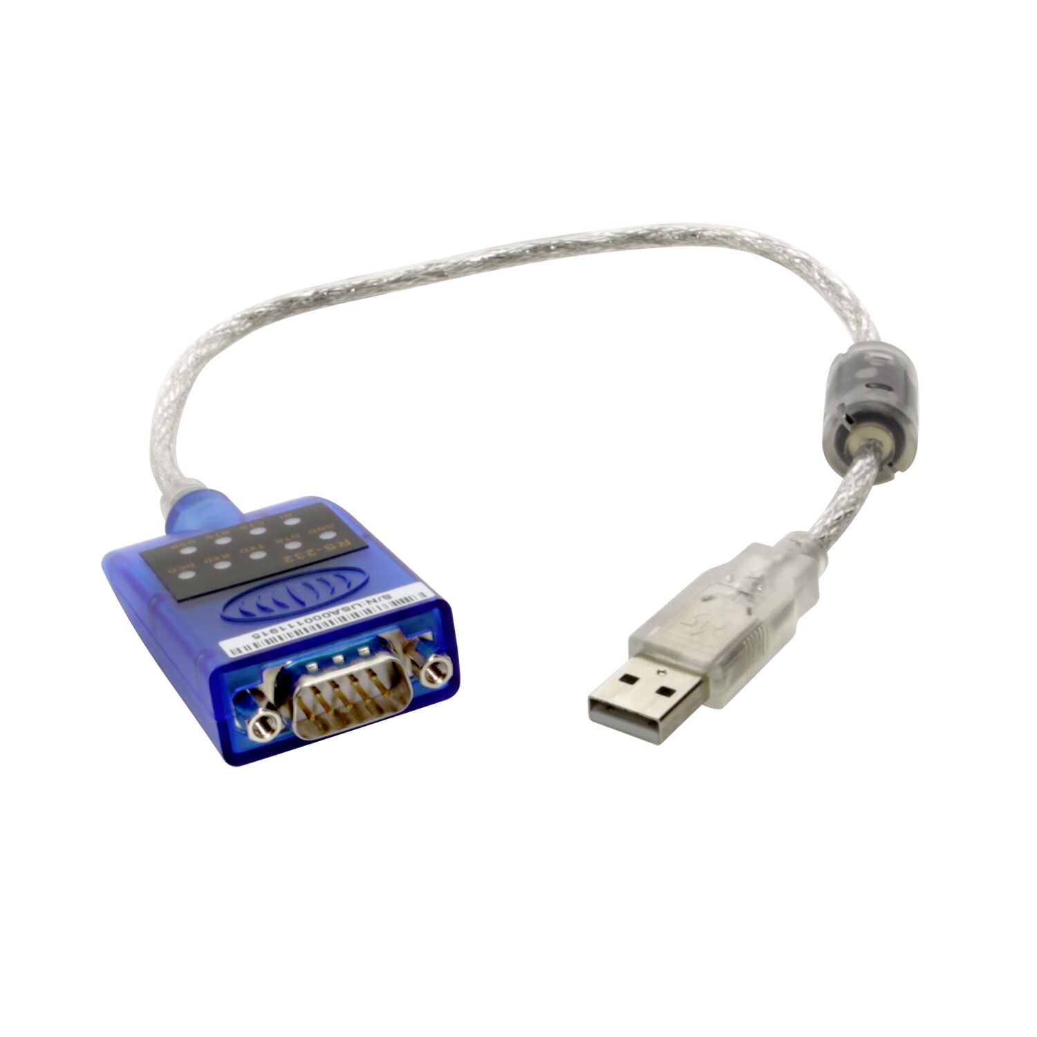 Adattatore USB A Seriale RS-232 Gearmo Con LED – Chip FTDI, Supporta Windows
